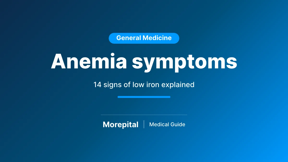 Anemia symptoms