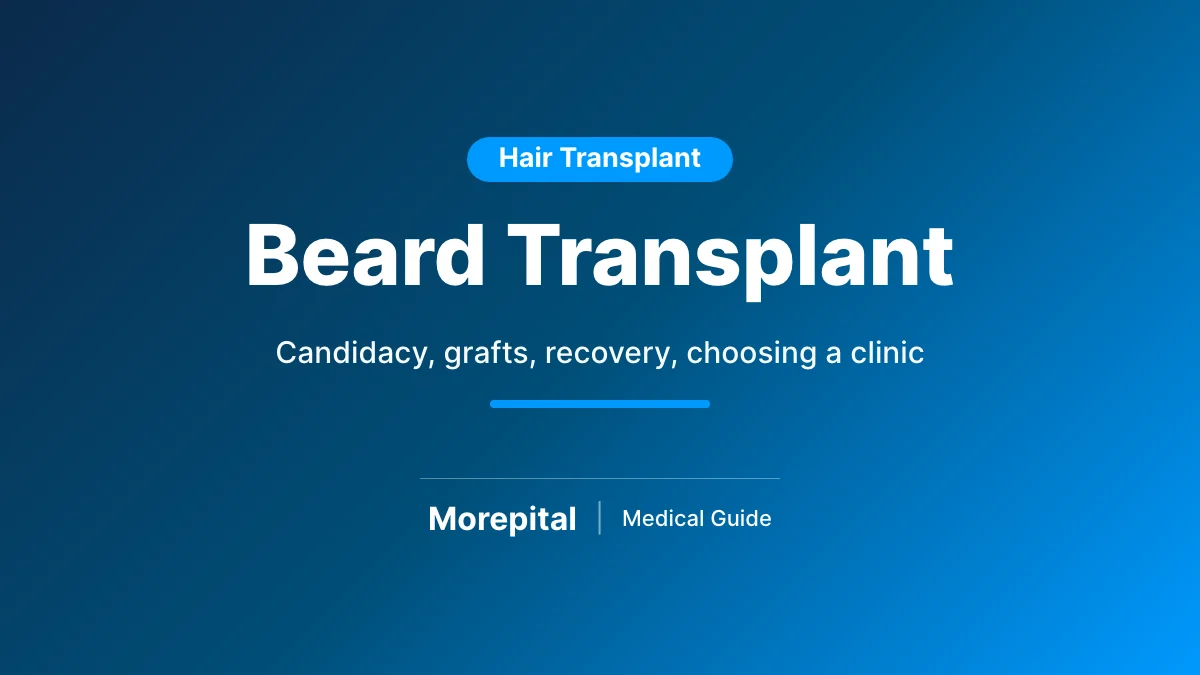 Beard transplant in Turkey
