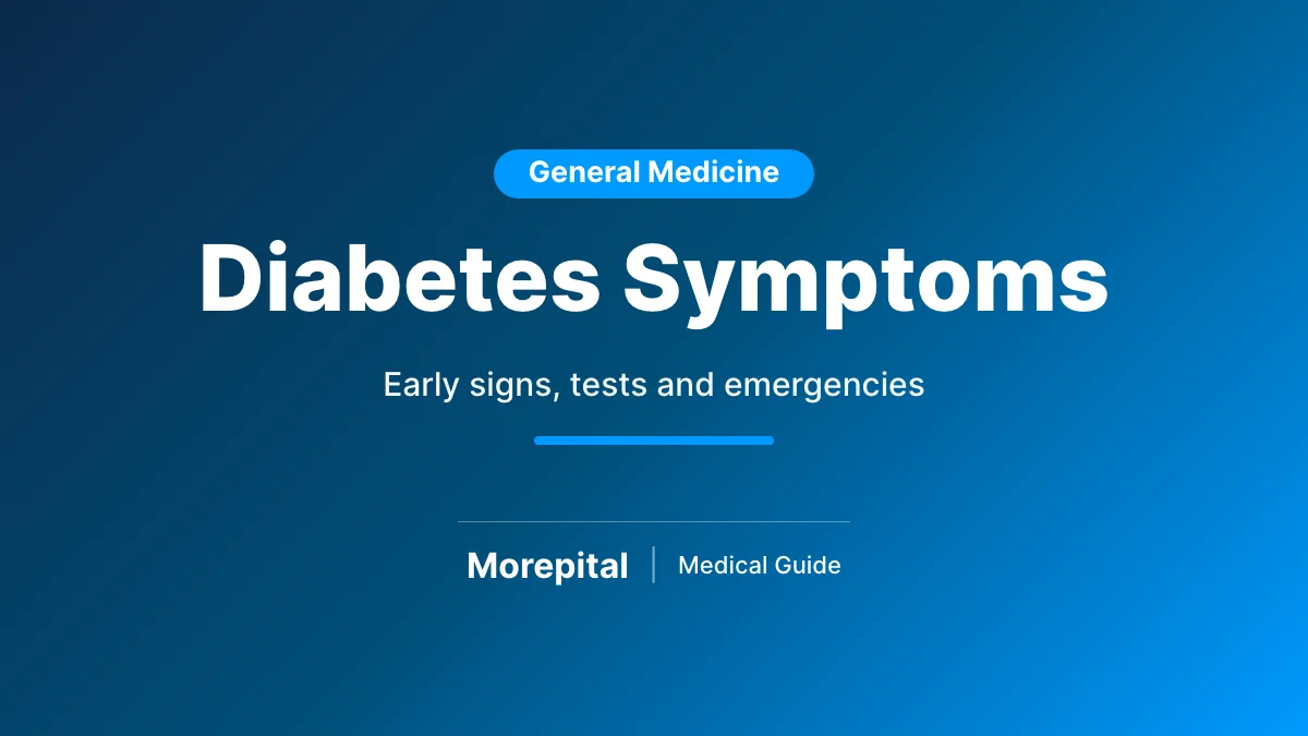 Diabetes symptoms
