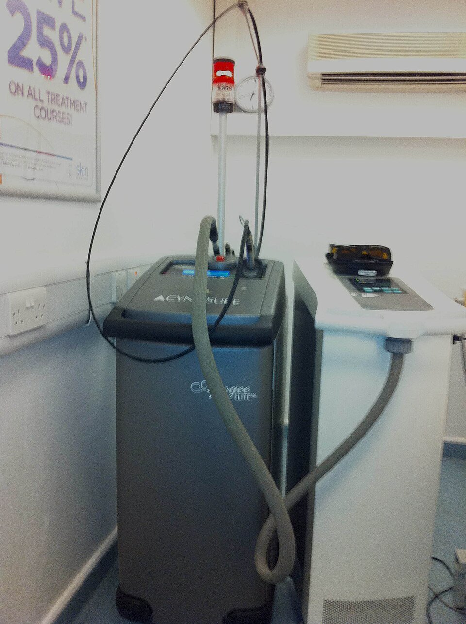 Laser hair removal machine: a dual-wavelength alexandrite and Nd:YAG hair removal laser