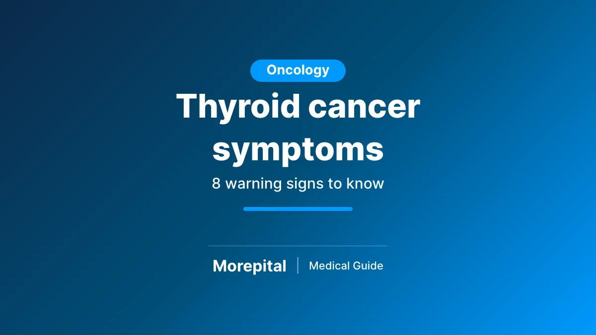 Thyroid cancer symptoms
